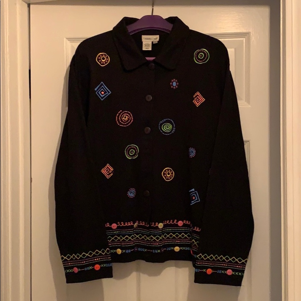 Jacket with Embroidery